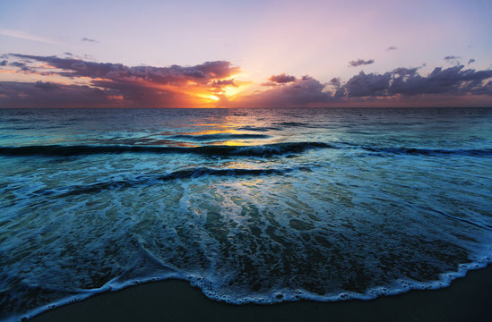 Fototapeta Sea sunset