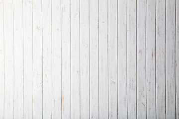 White wood wall texture background, close up