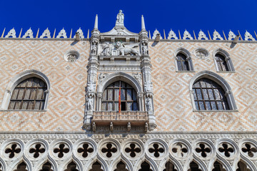 Venice Facades. Ducal Palace, summer day