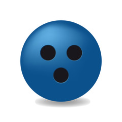 Vector illustration blue ball with the black holes