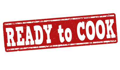 Fototapeta premium Ready to cook stamp