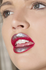 Fototapeta premium Sexy lipstick lips