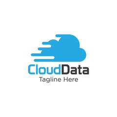 Cloud logo,Cloud Data,Vector Logo Template