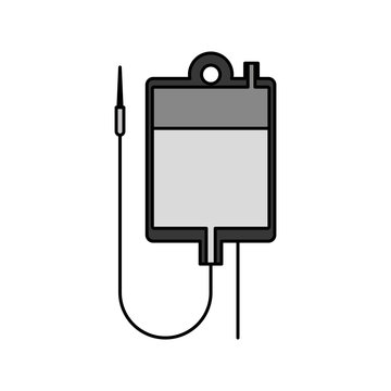 recommend clip art: silhouette hanging bag for blood donation vector illustration
