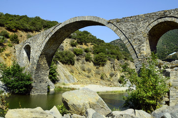 Fototapeta na wymiar Greece, ancient bridge