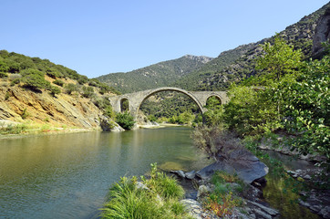 Greece, ancient bridge
