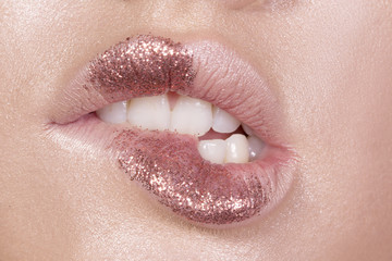 Fototapeta premium Sexy lipstick lips