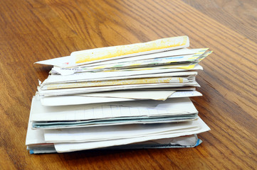 Old Mail : Letters and Envelope
