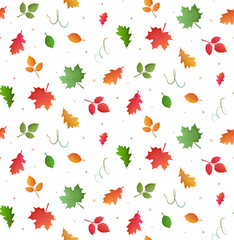 Seamless autumn pattern.