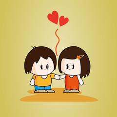 Fall in love the first time two met