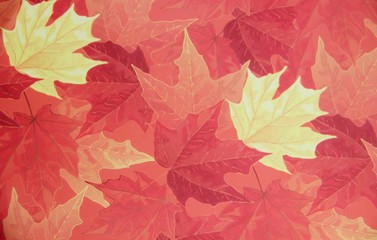 background pattern of autumn leaves