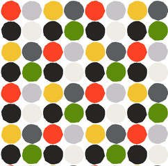 Geometric background in retro 80s styleю. Graphic seamless pattern with textured hand drawn with. 
