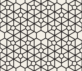 Vector Seamless Black and White Lace Pattern