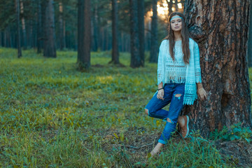 woman, life, boho style,  lake, relax, nature, health, people, fun, lifestyle, summer, young, girl, sunset, relaxing, adult, standing, happy.