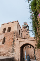 Fototapeta na wymiar Koutoubia Mosque at Marrakech, Morocco