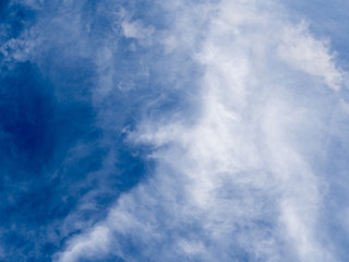 Blue sky and most cloudy background. © max_play