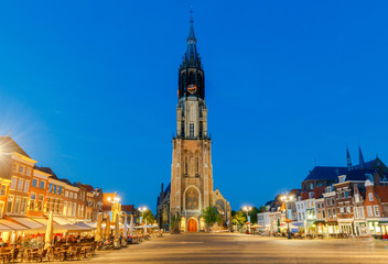 Fototapeta premium Delft. Market Square.