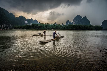 Fotobehang Asian fisherman © Alessandro Orati