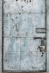 Tarnished metal door, Jodhpur, Rajasthan, India