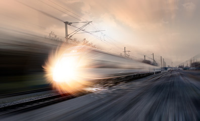 high speed train