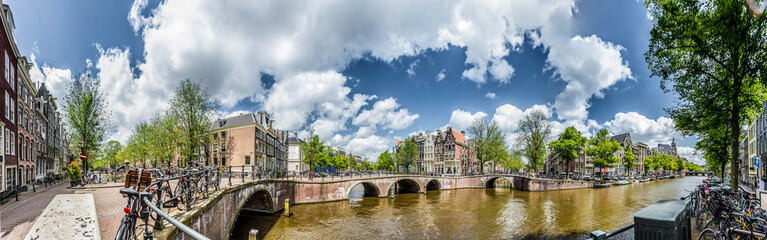 Fototapeta premium Keizersgracht canal in Amsterdam, Netherlands.