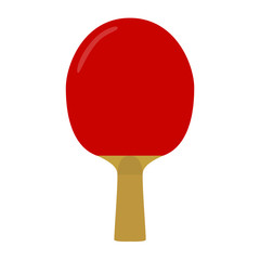 ping-pong rocket vector illustration