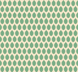 Retro leaves pattern