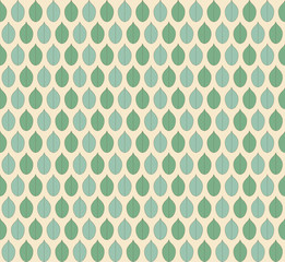 Retro leaves pattern