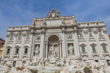 Naklejka na ściany i meble Trevi Fountain in Rome, Italy