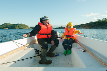Boat riding lesson