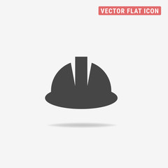Safety helmet icon. Vector concept illustration for design.