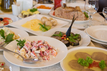 table cold snacks
