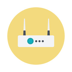 Wifi Router Vector Icon