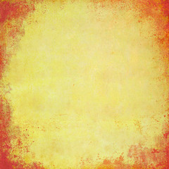 Obraz premium Yellow grunge wall for texture background