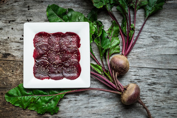 Rote Beete Carpaccio
