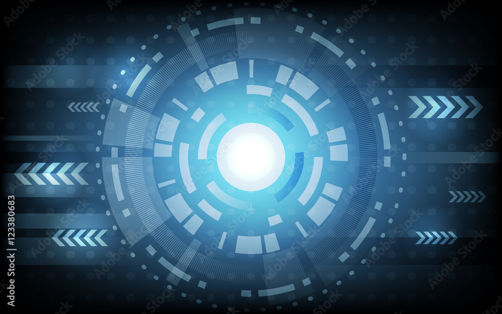 Poster vector background abstract technology communication concept