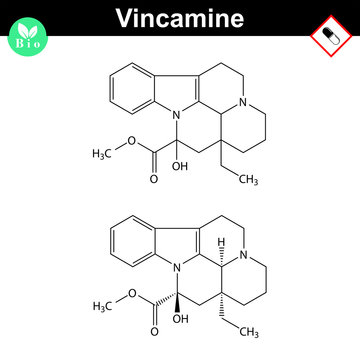 Vincamine drug molecular structure
