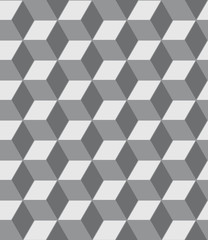 Vector seamless abstract hexagonal pattern background.