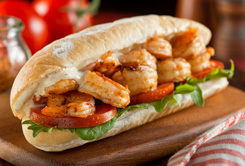 Spicy Shrimp Sandwich