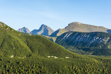 Peaks in the Belianske Tatras.
