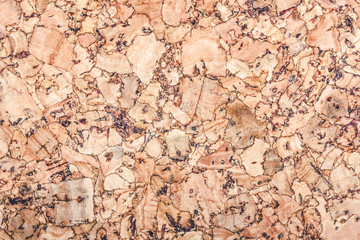 Brown cork board background.