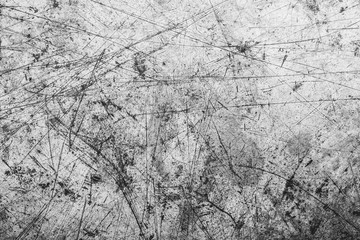 Gray rusty scratched metal surface.