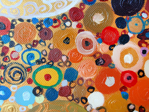 Original Abstract Painting, oil on canvas 