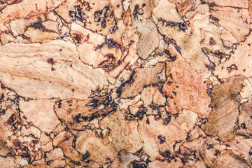 Corkboard closeup background pattern.