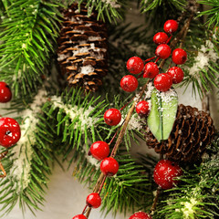 Christmas tree branches