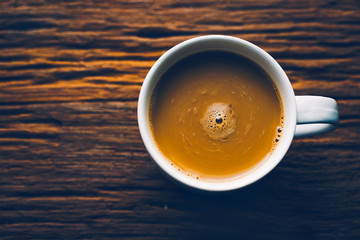 Hot coffee cup