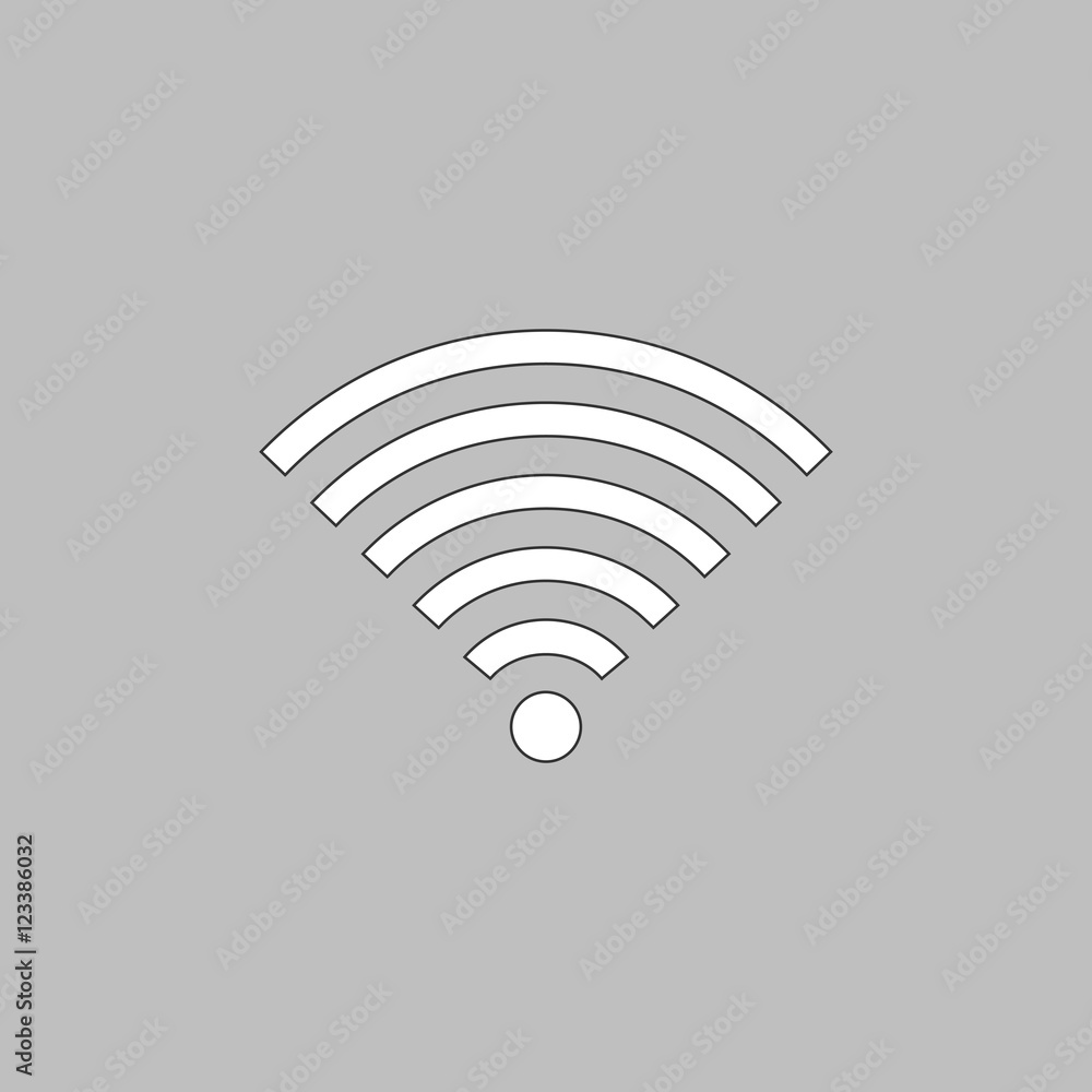 Poster Wireless computer symbol