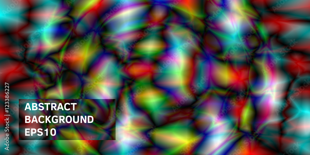 Poster original colorful background with blurred patterns.