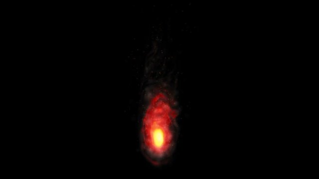 Fire and Flame Effect - Wirey Torch on Black