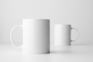 Mug Mock-Up - Two Mugs